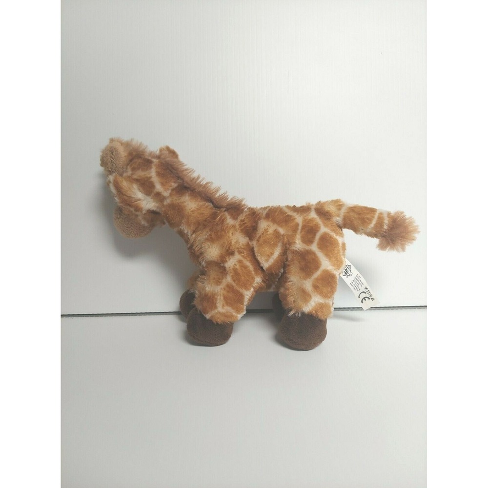 Vintage 1994 Petting Zoo Cream Brown Spots Giraffe 8" Plush Stuffed Animal Toy